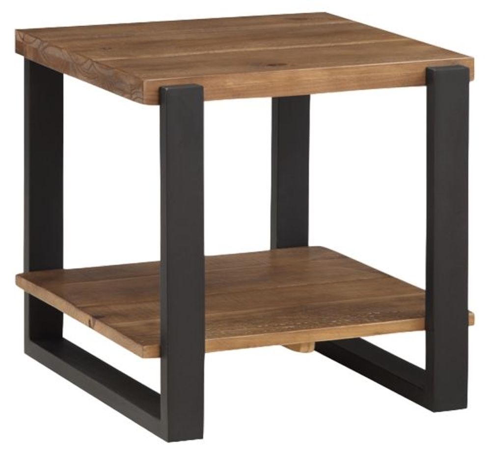 Pembroke Rustic Pine Lamp Table